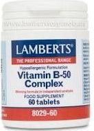Lamberts Vitamine B50 Complex - 60 Tabletten - Vitaminen