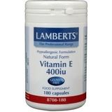 Lamberts Vitamine e 400ie natuurlijk 180 vegetarische cappsules