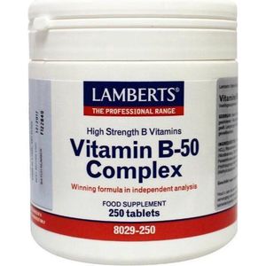 Lamberts Vitamine B50 Complex - 250 Tabletten - Vitaminen