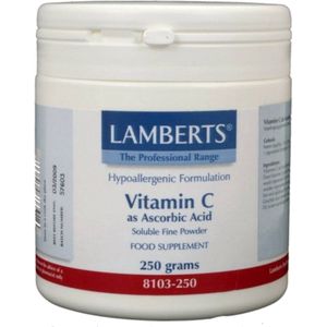 Lamberts Vitamine c ascorbinezuur 250 gram