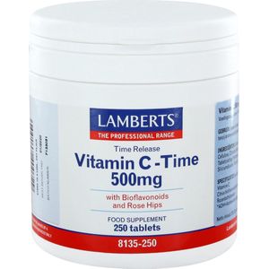 Lamberts Vitamine C 500 time released & bioflavonoiden 250 tabletten