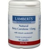 Lamberts Vitamine A 15 mg natuurlijke (beta caroteen) 90 capsules