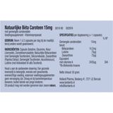 Lamberts Vitamine A 15 mg natuurlijke (beta caroteen) 90 capsules