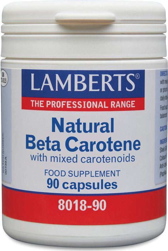 Lamberts Vitamine A 15 mg natuurlijke (beta caroteen) 90 capsules