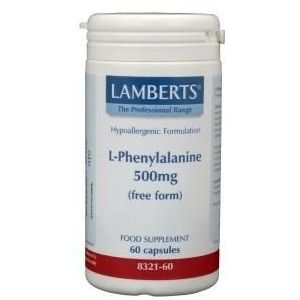 Lamberts L-Phenylalanine 500mg 60ca