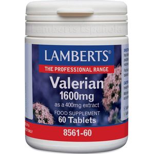 Lamberts - Valeriaan - Kruidenpreparaat - 1600 mg - 60 Tabletten