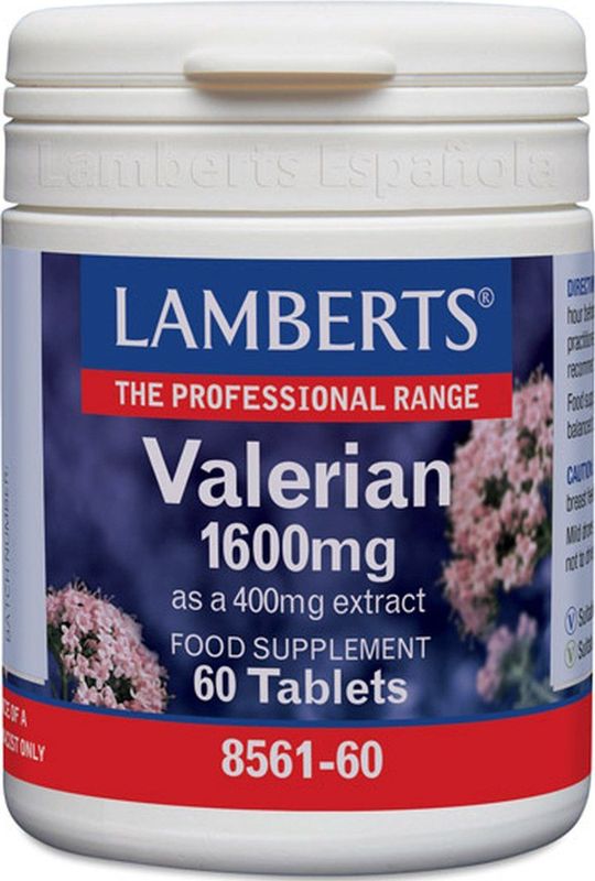 Lamberts - Valeriaan - Kruidenpreparaat - 1600 mg - 60 Tabletten