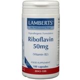 Lamberts Vitamine B2 50mg (riboflavine) 100 Vegetarische capsules