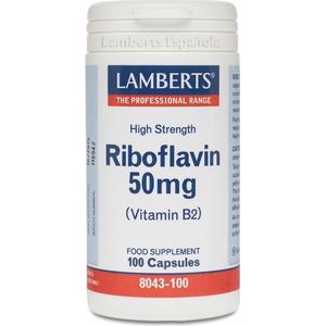Lamberts Vitamine B2 50mg (riboflavine) 100 Vegetarische capsules