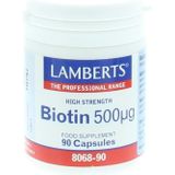 Lamberts Vitamine B8 500mcg (biotine) 90 Vegetarische capsules