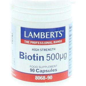 Lamberts Vitamine B8 500mcg (biotine) 90 Vegetarische capsules
