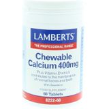 Lamberts Calcium 400mg kauwtabletten + Vit. D en Fos 60 kauwtabletten