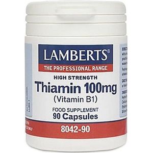 Lamberts Vitamine B1 100mg (thiamine) 90 Vegetarische capsules