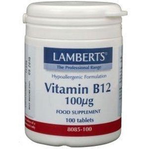 Lamberts Vitamine B12 100µ - 100 Tabletten - Vitaminen
