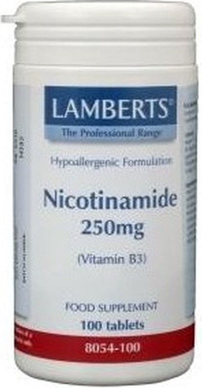 Lamberts - Nicotinamide - Vitamine B3 - 250 mg - 100 tabletten