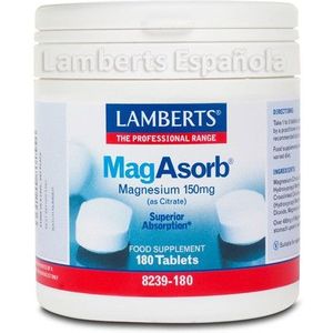 Lamberts MagAsorb (magnesium citraat) 150 mg 60 tabletten