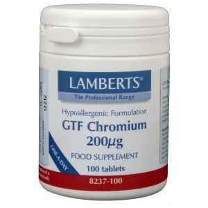 Lamberts GTF chroom 200 mcg 100 tabletten