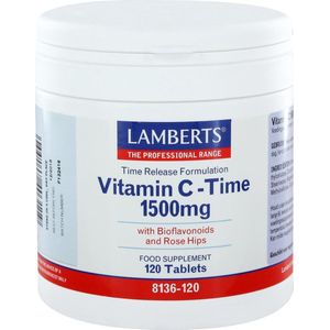 Lamberts Vitamine c 1500 time release & bioflavonoiden 120 tabletten