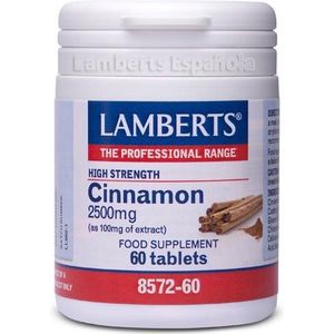 Lamberts Kaneel 2500 mg (cinnamon) 60 tabletten