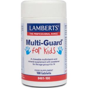 Lamberts Multi-guard for kids (playfair) 100 kauwtabletten