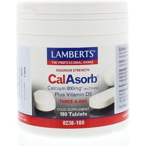 Lamberts Calabsorb 800mg - 180 Tabletten- Mineralen