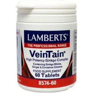 Lamberts Veintain (met Ginkgo, Kaneel), 60 tabletten