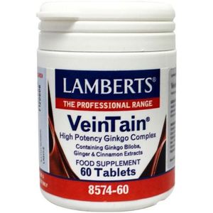 Lamberts Veintain (met ginkgo, kaneel) 60 tabletten