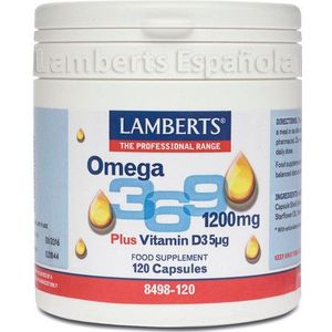 Lamberts Visolie Omega 3 6 9 (120ca)