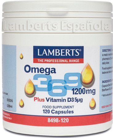 Lamberts Visolie Omega 3 6 9 (120ca)