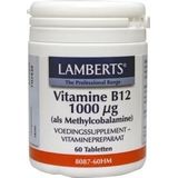 Lamberts Vitamine B12 methylcobalamine 1000mcg (60tb)