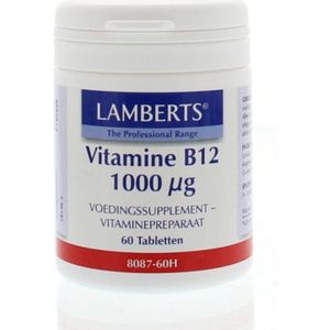 Lamberts Vitamine B12 methylcobalamine 1000mcg (60tb)
