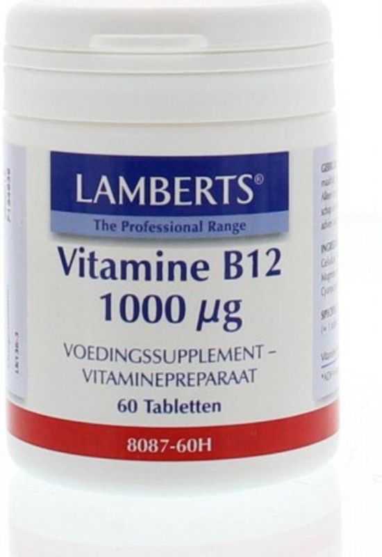 Lamberts Vitamine B12 methylcobalamine 1000mcg (60tb)
