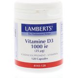 Lamberts Vitamine d 1000ie 25 mcg 120 capsules