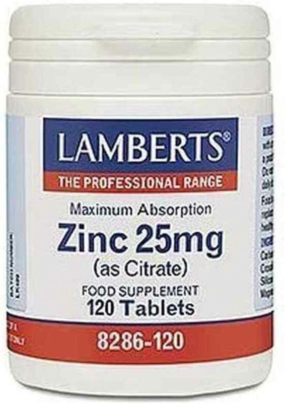 Voedingssupplement Lamberts Zinkcitraat 120 Stuks