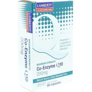 Lamberts Co-enzym Q10 200mg 60 Vegetarische capsules
