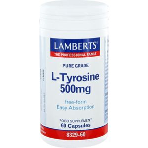Lamberts - L-tyrosine - Capsules - 500mg - Verpakking van 60