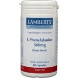 Lamberts - L-Phenylalanine 500 mg - Poeder - Crèmekleurig - 60 Capsules