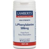 Lamberts - L-Phenylalanine 500 mg - Poeder - Crèmekleurig - 60 Capsules