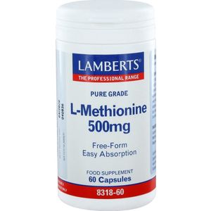 Lamberts L-Methionine 500mg  60 Vegetarische capsules