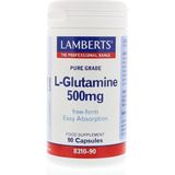 Lamberts L-glutamine 500 mg 90 vegetarische capsules