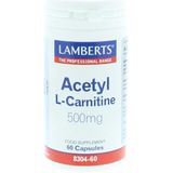 Lamberts - Acetyl-L-Carnitine - Capsules - 500mg - 60 Stuks