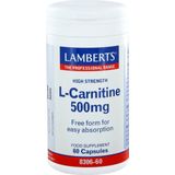 Lamberts L-Carnitine 500mg 60 Vegetarische capsules