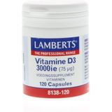 Lamberts Vitamine D3 3000IE/75mcg 120 capsules