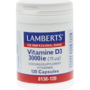 Lamberts Vitamine D3 3000IE/75mcg 120 capsules