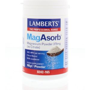 Lamberts MagAsorb (magnesium citraat) poeder 375 mg 165 gram