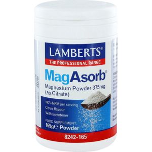 Lamberts MagAsorb (magnesium citraat) poeder 375 mg 165 gram