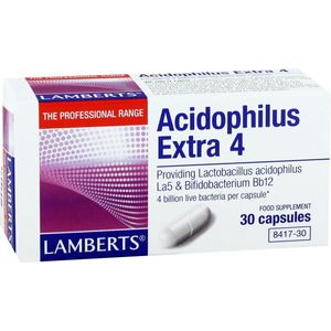 Lamberts Acidophilus Extra 4 - 30 capsules - Probiotica - Voedingssupplement