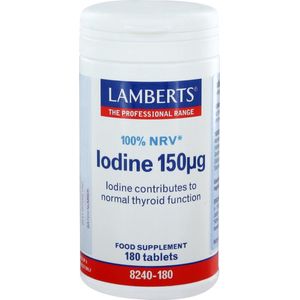 Lamberts - Jodium 150mcg - Mineralenpreparaat - Geschikt voor Vegetariërs en Veganisten