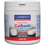 Lamberts CalAsorb (calcium citraat) & Vitamine D3 180 tabletten