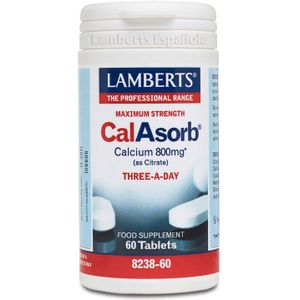 Lamberts Calasorb (calcium citraat) & Vitamine D3 60 tabletten